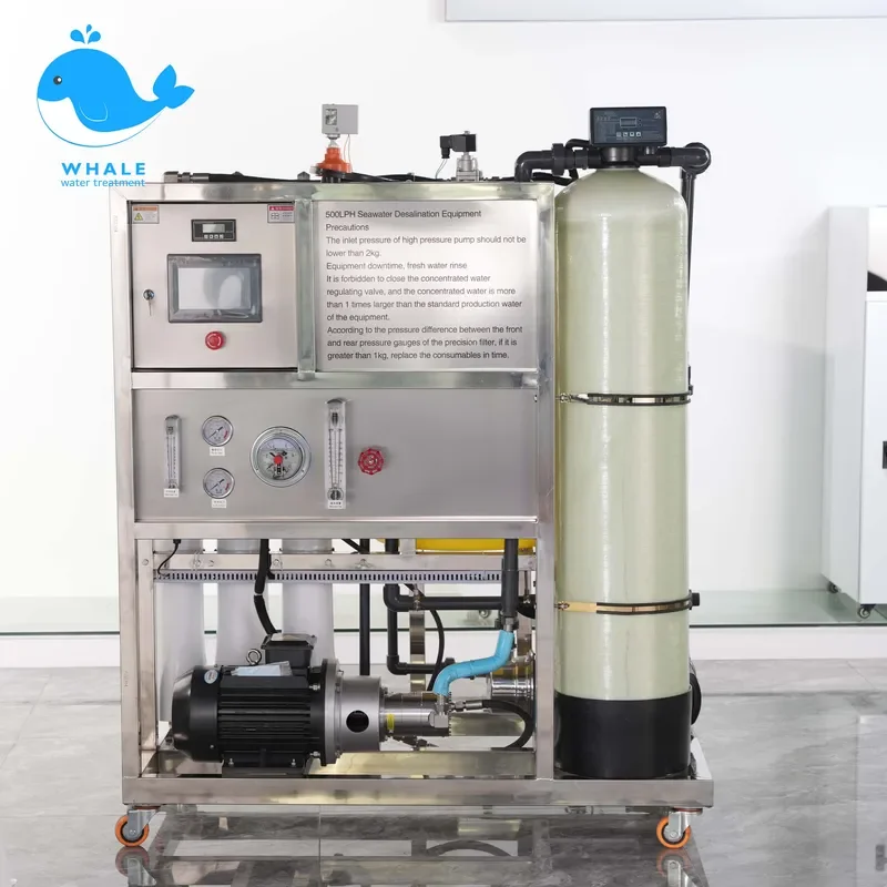 500LPH Portable Seawater Desalination Equipment PLC Control Pump Fully Automatic Energy Saving CE ISO9001 Certified Emergency