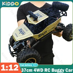 1:12 37cm 4WD RC samochód szybki samochód wyścigowy podwójne silniki napędzają samochód zabawki zdalnie sterowane Buggy wspinaczka zabawki dla chłopców