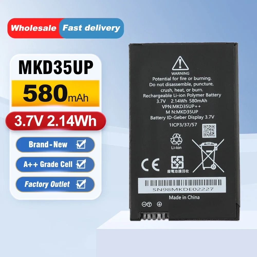 MKD35UP Replacement Battery For 5/6/7/X3 X5 X6 530le 730 740 745 760li 530l Key remote key battery 3.7V 2.14Wh/580mAh