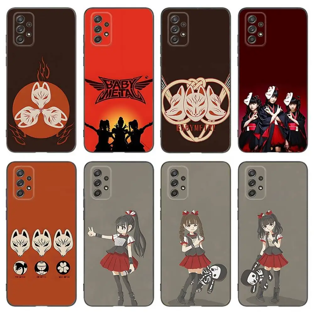 

B-Babymetal Girl Idol Phone Case For Samsung Galaxy A 91,80,73,72,53,52,51,22,5G,Plus,J,Note Soft Black Cover