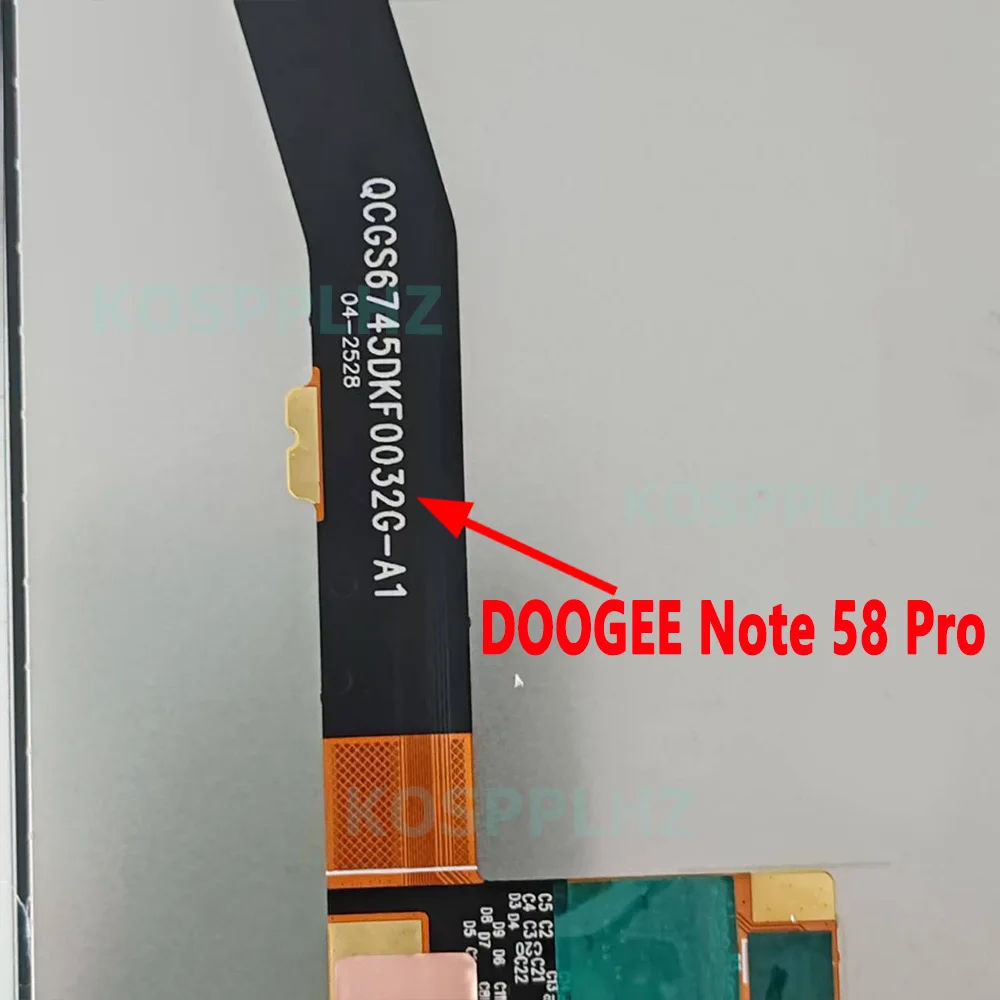 Doogee Note 58 Pro Display LCD per Doogee Note 58 Pro Schermo di Ricambio per Doogee Note 58 Pro Touch Screen Digitizer Assembly Assembly Kit di Riparazione (Nero, Senza Cornice Doogee Note 58 Pro Display LCD per Doogee Note 58 Pro Schermo di Ricambio per Doogee Note 58 Pro Touch Screen Digitizer Assembly Assembly Kit di Riparazione (Nero, Senza Cornice