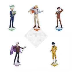 Game Shishio Tsukasa Ishigami Senku Asagiri Hyoga Saionji Ukyo Acrylic Stand Doll Anime Figure Model Plate Cosplay Toy for Gift