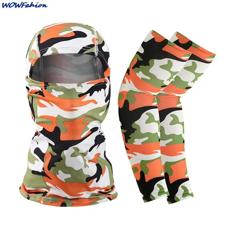 Summer Half Face Mask Fishing Scarves Glove Arm Sleeve Windproof Face Mask Neck Cover Gaiter for Sport Cycling Hiking Fishing