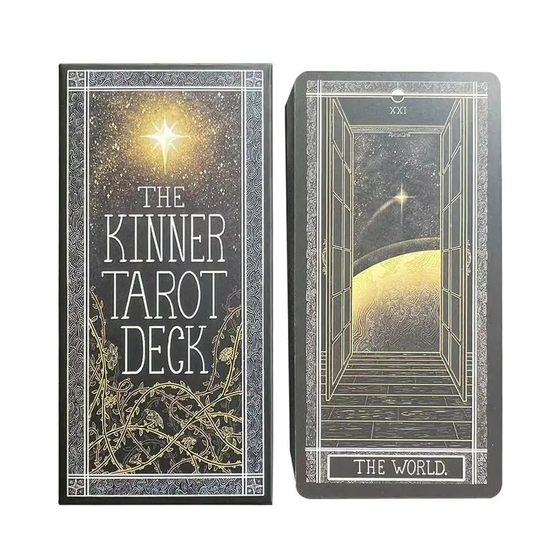 The Kinner Tarot Deck Tarot 78Pcs Full English Version Tarot Deck Fun Tarot Card For Beginners Enthusiasts Board Game