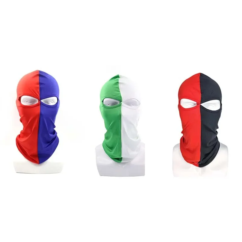 Full Face Balaclava for Women and Men, Thin Beanie, 3 Holes, Headwear for Motorcycle, Bike, Hunting, Cycling Cap, Ski, Summer