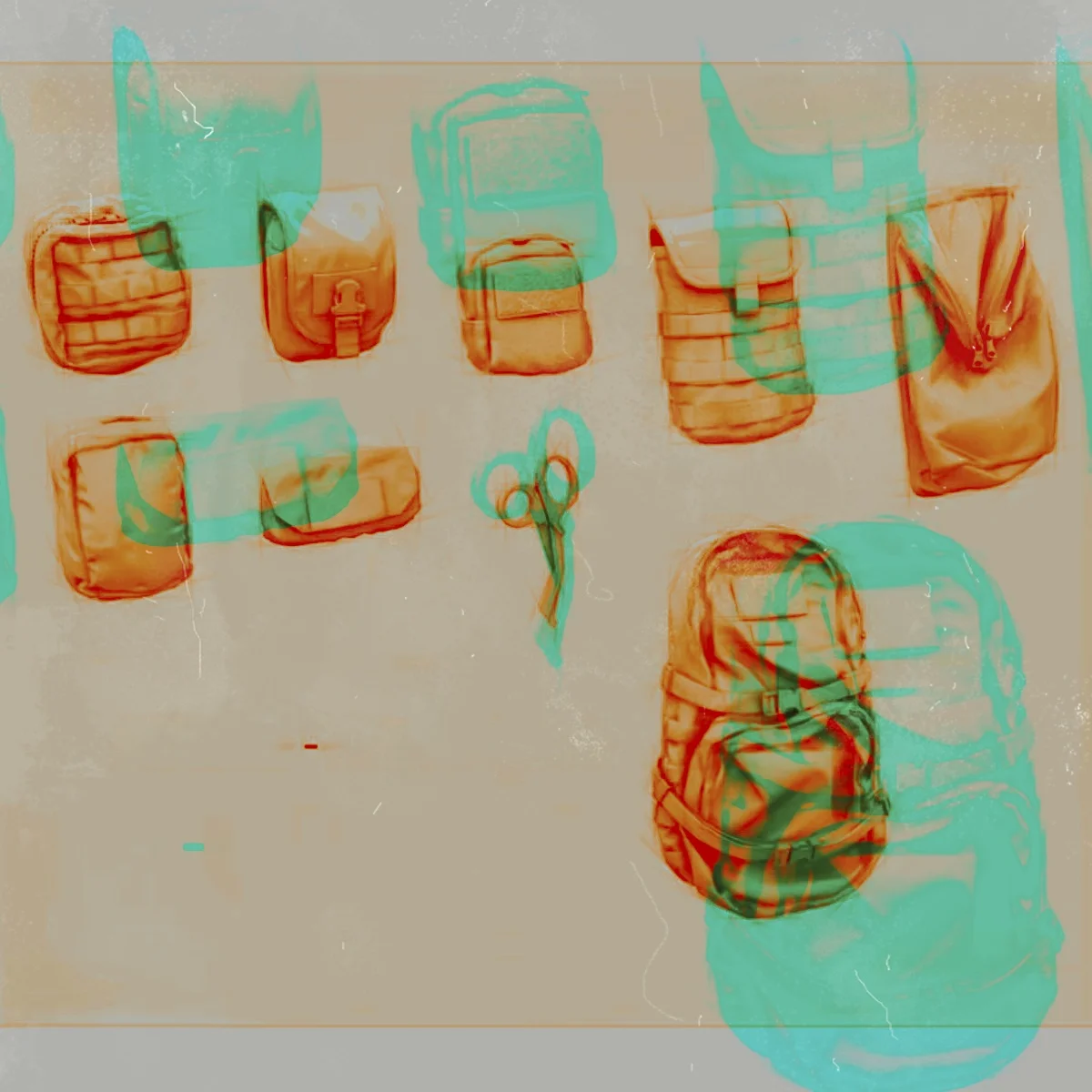 

1/35 Resin unpainted model Kit, military theme, U.S. Special Forces Pouch and backpack unassembled and unpainted GK, 1302T