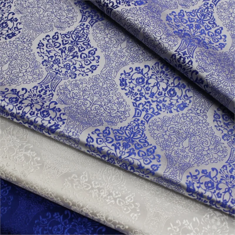 

Jacquard woven brocade silk fabric cheongsam decoration antique