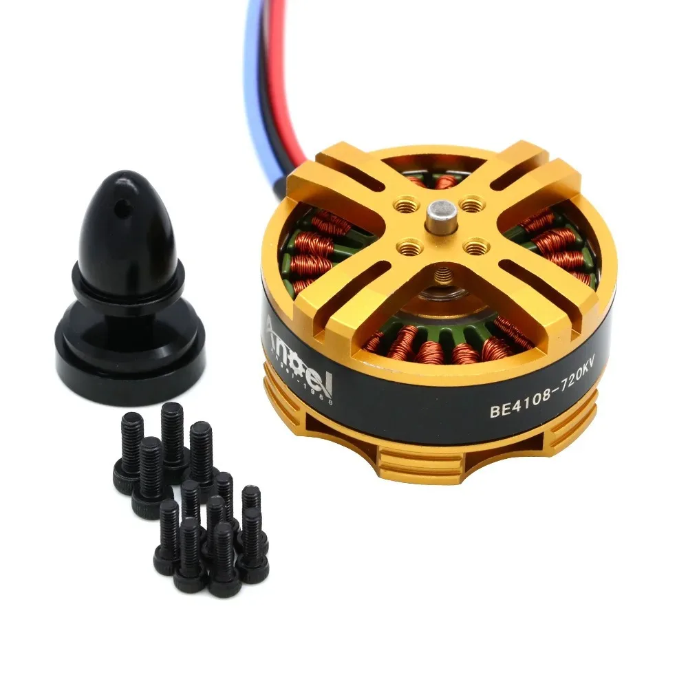 Angel BE4108 High-Speed 380KV 580KV 720KV Brushless Motor for RC Multi-axis Drones External Rotating Drones Accessories