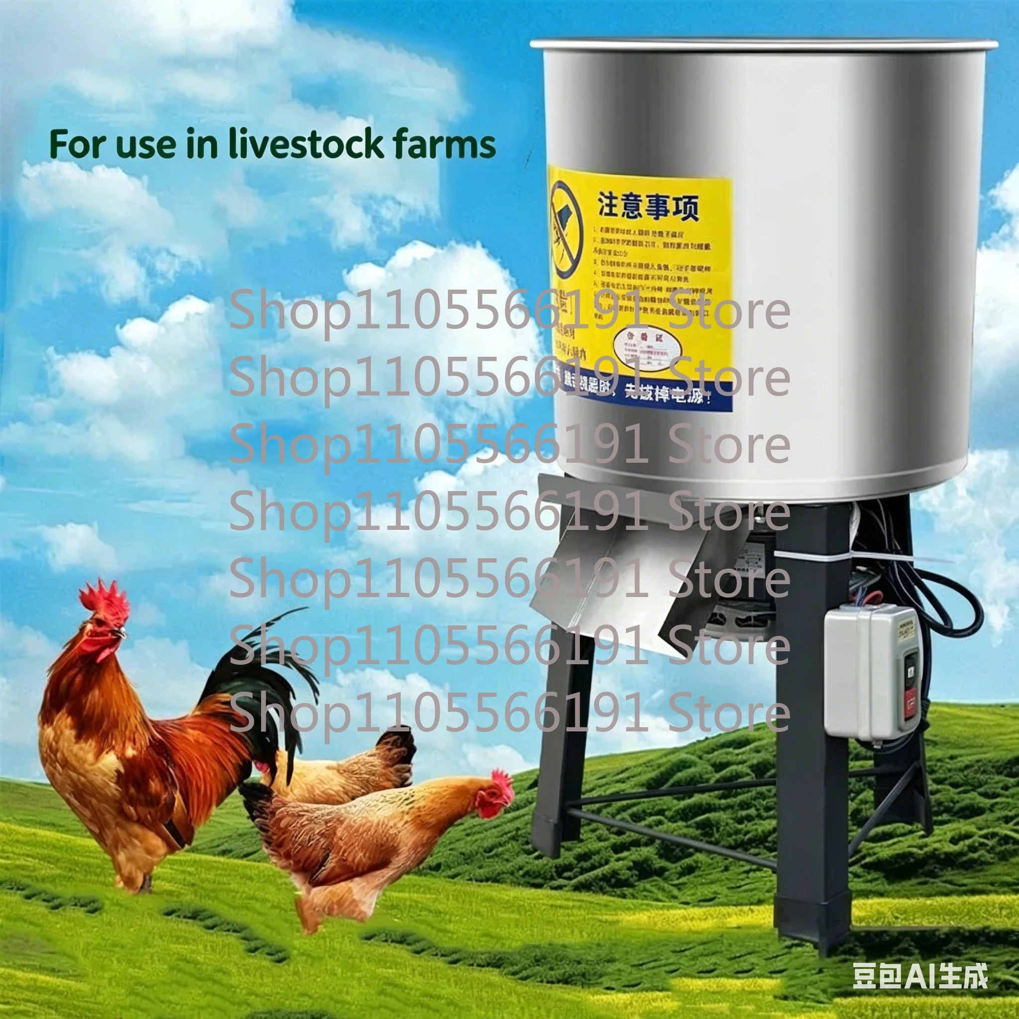 220V Vegetable Shredder For Chickens Electric Vegetable Chopping Machine Cutter Livestock Grass Shredder