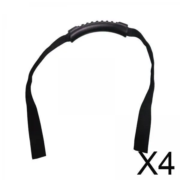 

Сверхмощная ручка для переноски каяка, сменная черная нейлоновая прочная ручка для аксессуаров для лодок и каяков