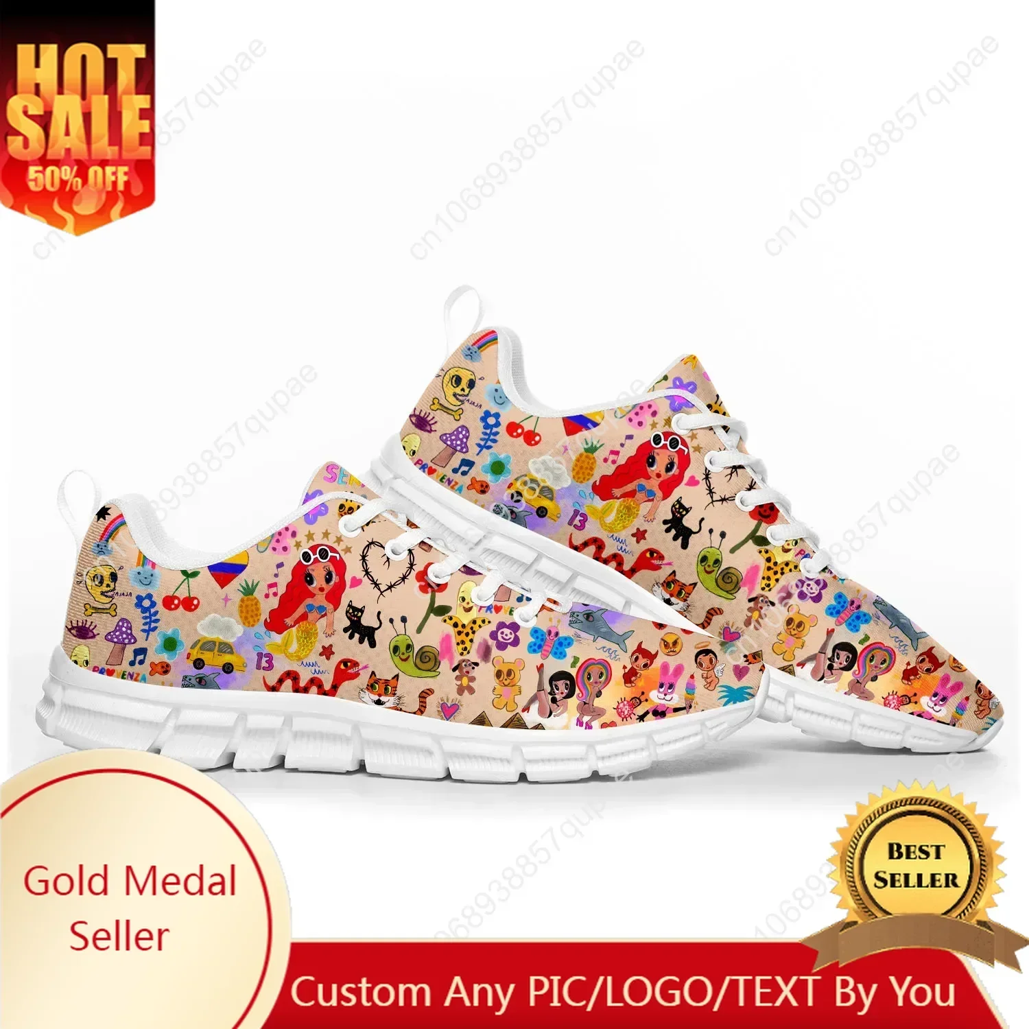 

Mañana Será Bonito Karol G Pop Sports Shoes Mens Womens Teenager Sneakers Casual Custom High Quality Couple Shoes