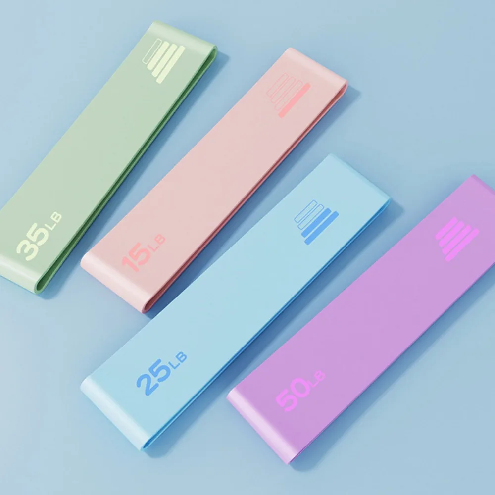 

15LB 25LB 35LB Yoga Elastic Ring Stretch Strap Different Level Yoga Band Stretch Elastic Fitness Bands Buttocks Expansion