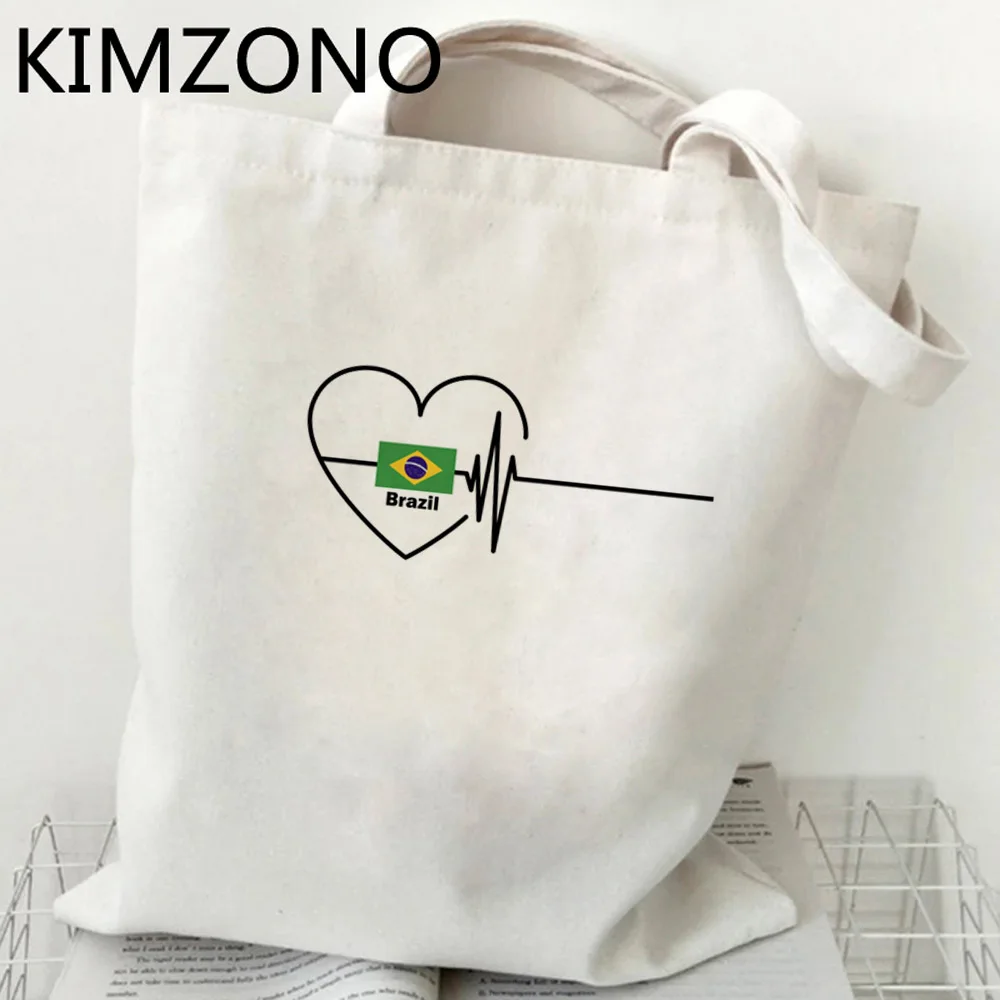 Brazil shopping bag cotton grocery shopping shopper bag tote woven sacola bolsa compra sac toile