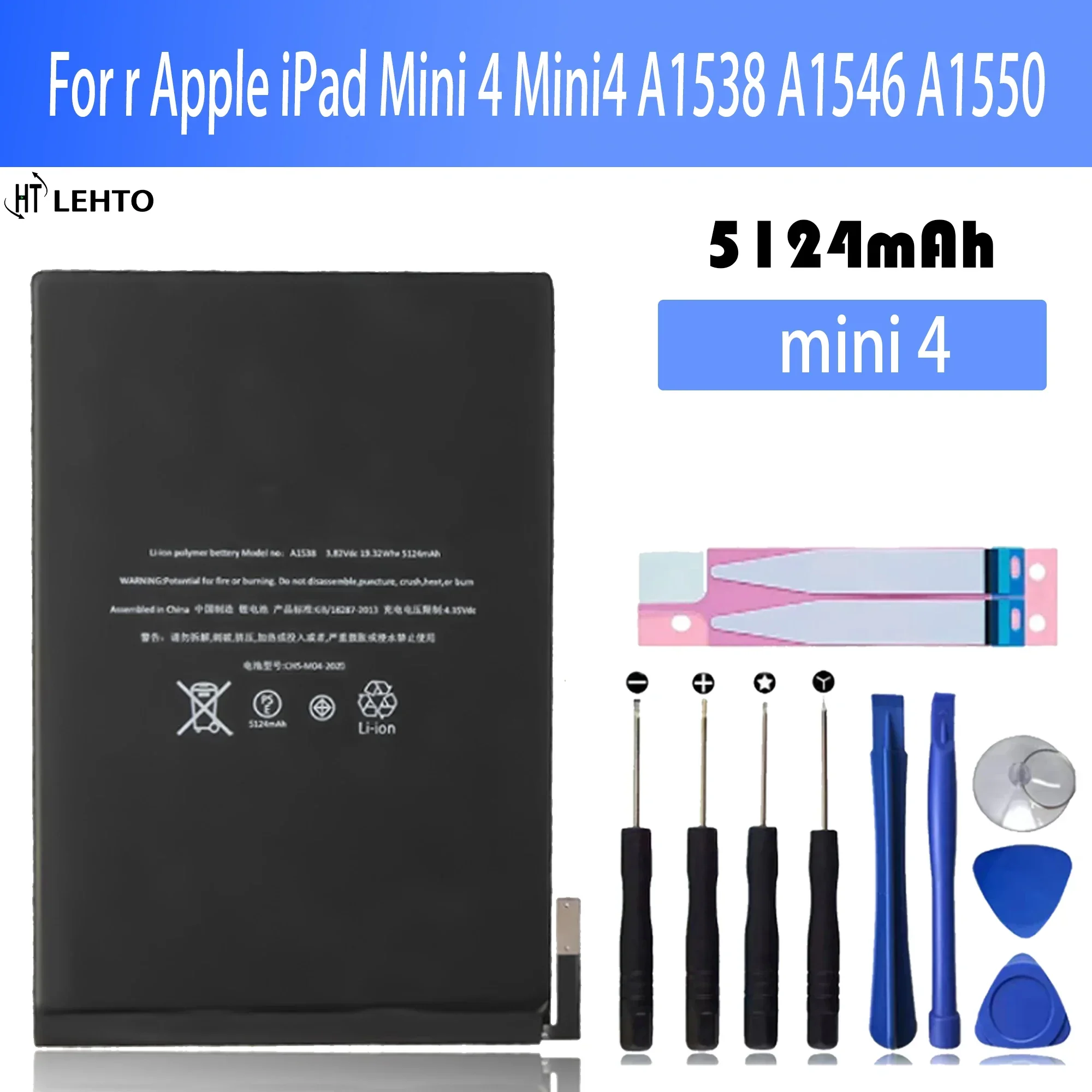 EOENKK Tablet Battery For Apple iPad Mini 4 Mini4 A1538 A1546 A1550 Repair Part Original Capacity TAB Batteries Bateria deep cycle 24v 300ah solar lifepo4 ups blue tooth pv battery lithium ion batteries