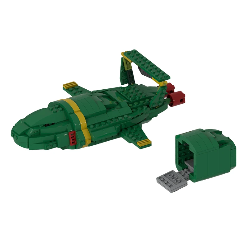 

MOC Movie Thunderbirds 2 Puppet Show Special Rescue Vehicle Building Blocks Kit Rocket Spacecraft Airship Bricks Toys Kids Gift