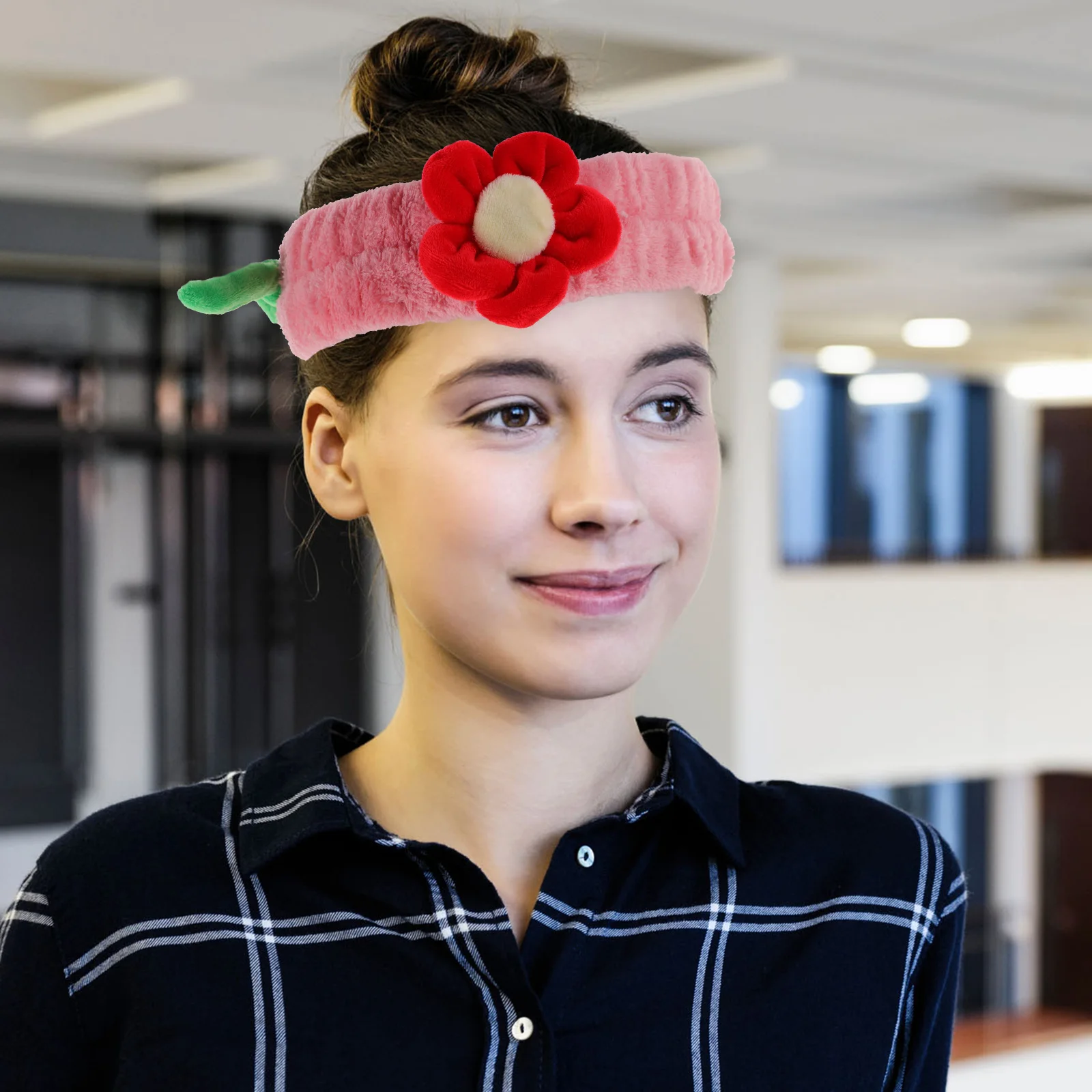 

Flower Headband Women Elastic Spa Headband Face Washing Makeup Hair Band Yoga Skincare Hair Wrap Spa Headbands for Women