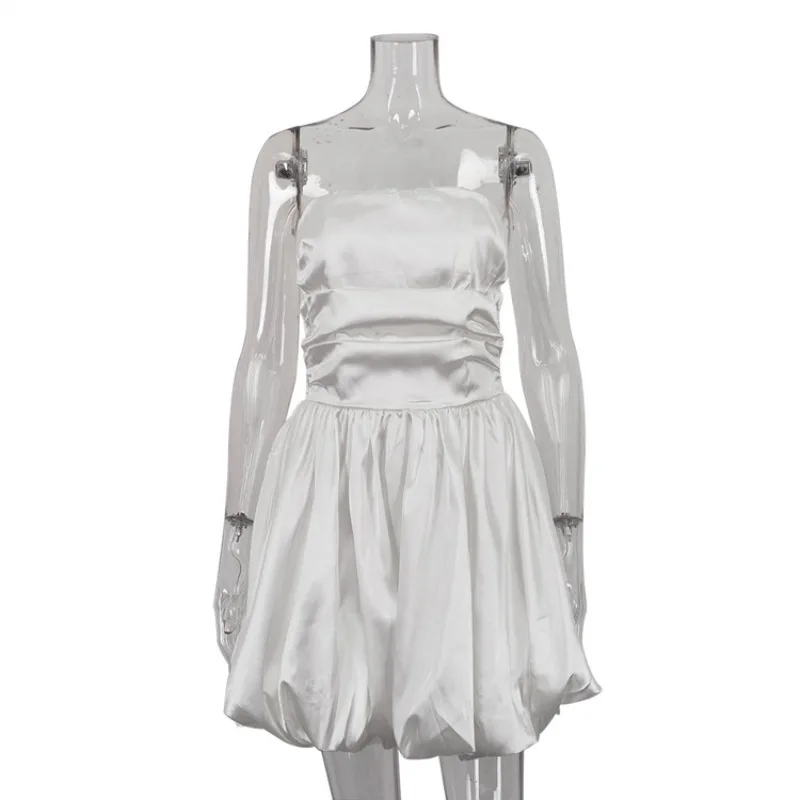 

Elegant Dress 2026 Spring/summer French Pleated Design Women's Short Skirt