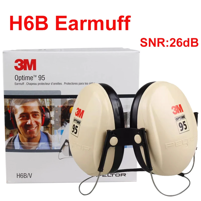 3M1466 25dB soundproof noise reducing earmuffs for students to learn sleep factory labor protection silent operation