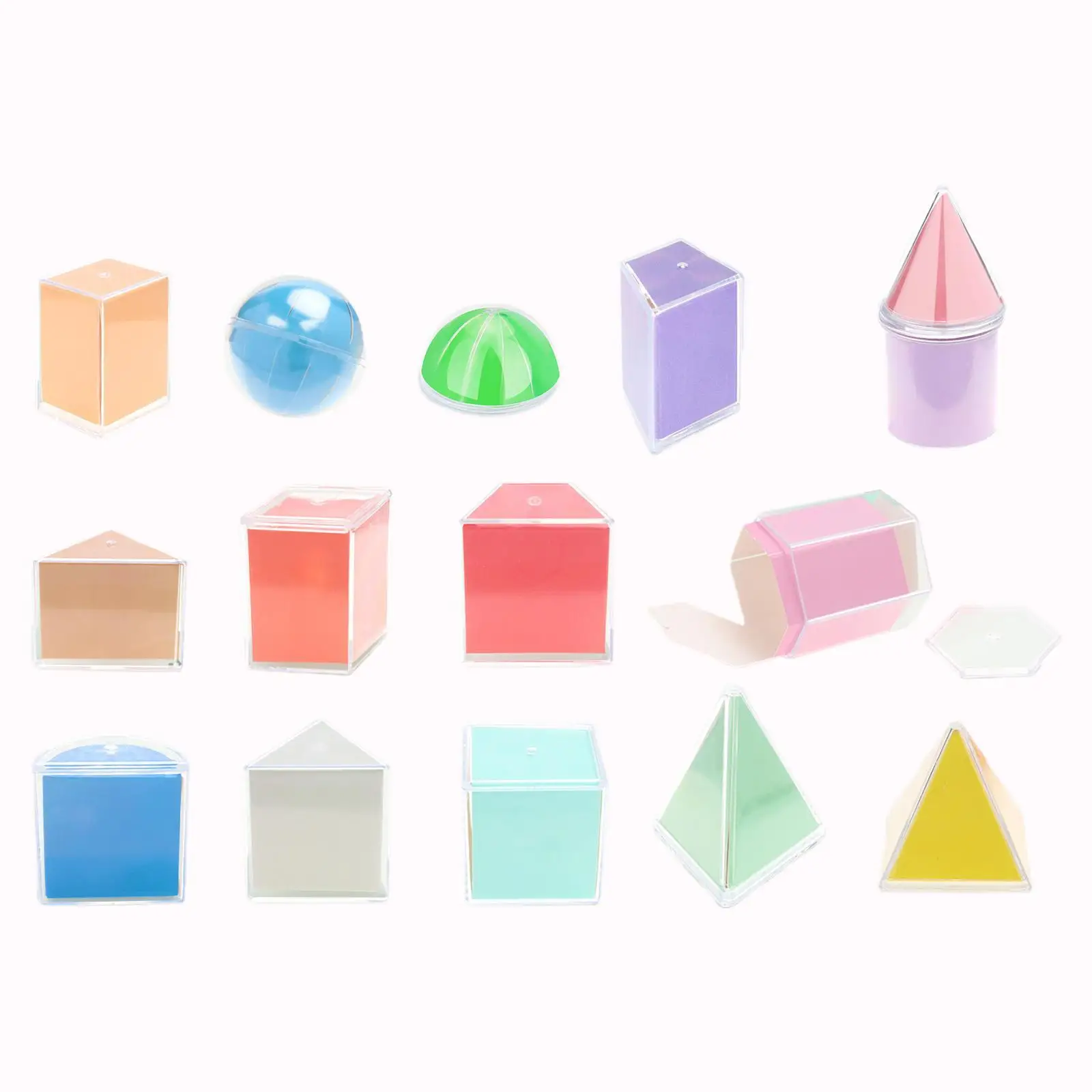 3D Geometric Shapes,3D Shapes Geometric,Montessori Toys,Geometric Shapes