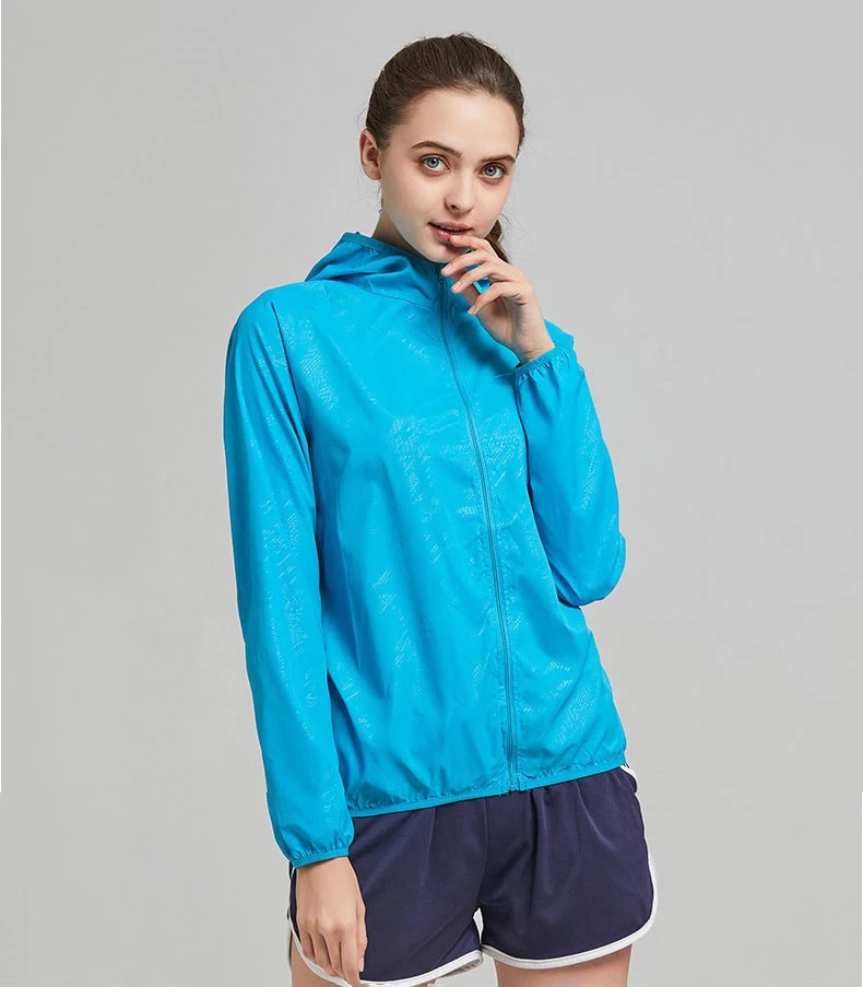 Jnln Männer Frauen wasserdichte Wander jacken schnell trocknende Camping Wind jacke Unisex Outdoor Trekking Regenmantel Anti UV packbare Kleidung – Detail 30