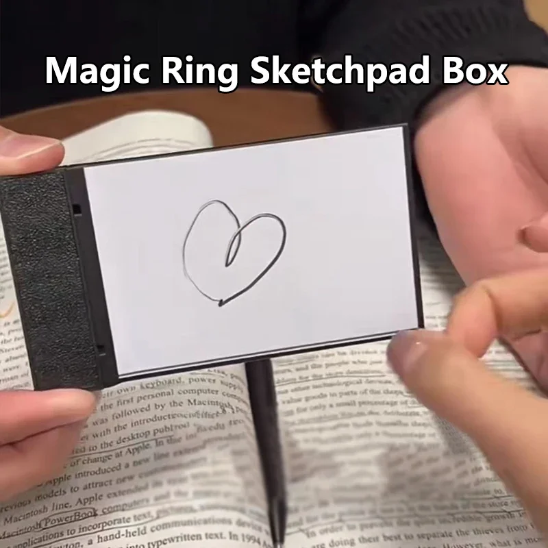 1pc New Creative Magic Sketchpad Photo Ring Storage Box Couple Surprise Prop Gift