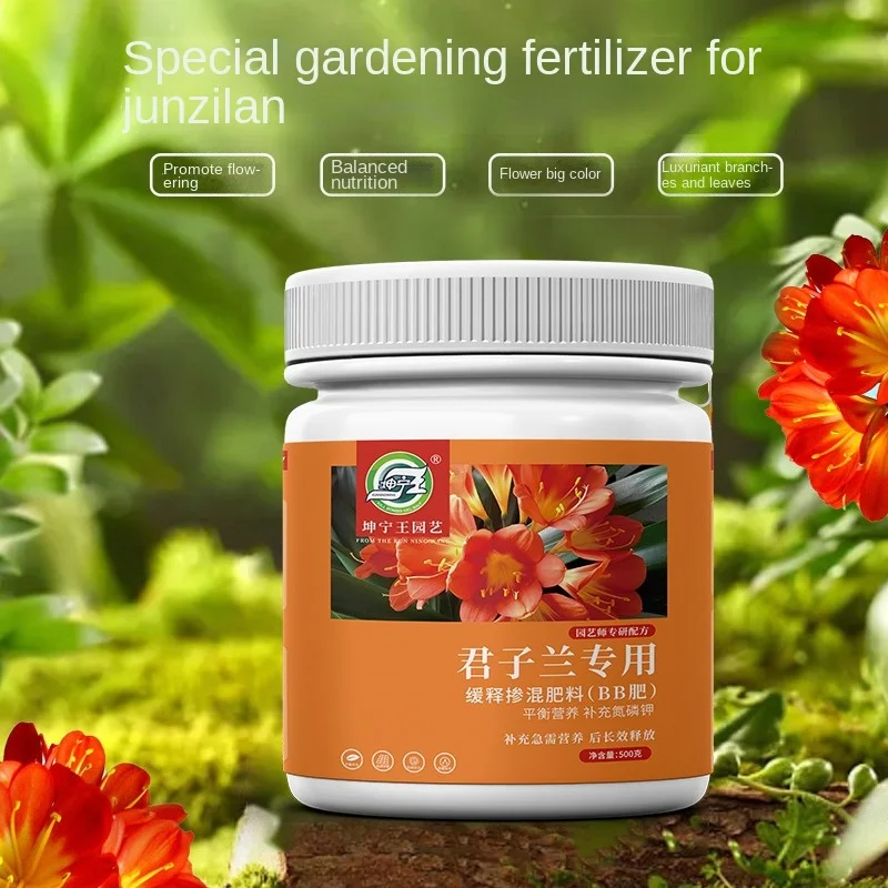 

Clivia Fertilizer 500g To Promote Flowering Household Flower Fertilizer Granules Slow-release Fertilizer