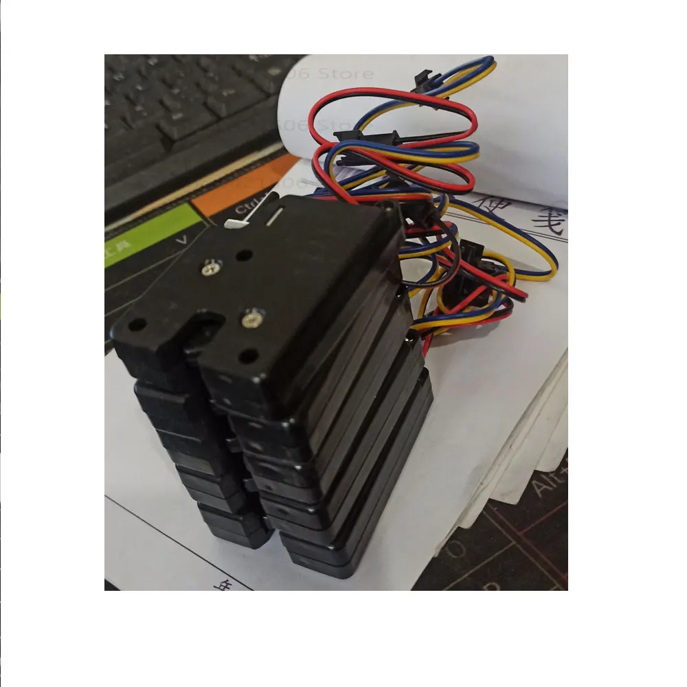 Mini fechadura de controle de porta elétrica, pequena fechadura elétrica, Drone Vending Machine, DC, 3V, 5V, 12V