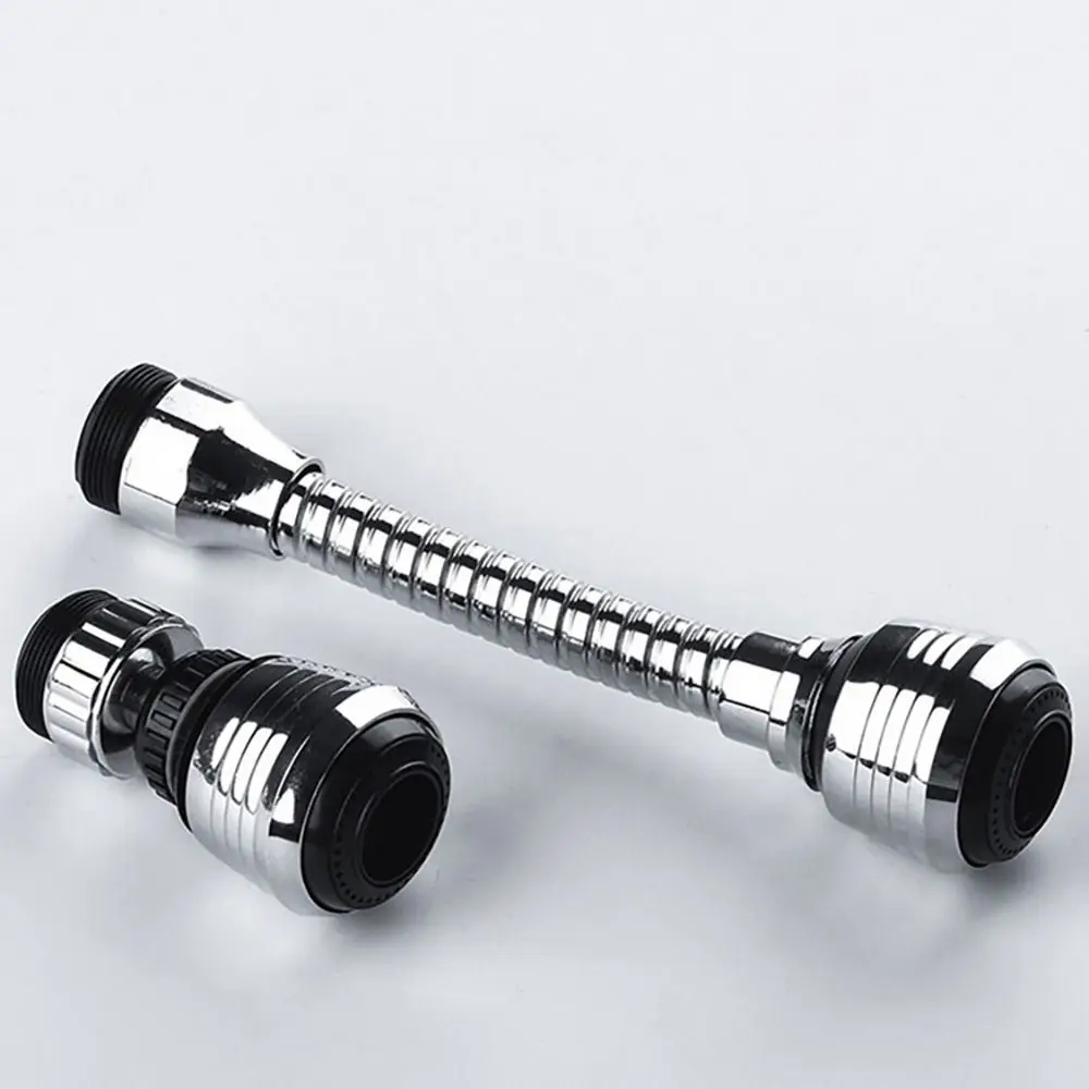 1Set Booster Nozzle Extender 360 Degree Faucet Anti Splash Head Universal Rotating Bubbler Dual Mode Water Saver Filter Nozzle