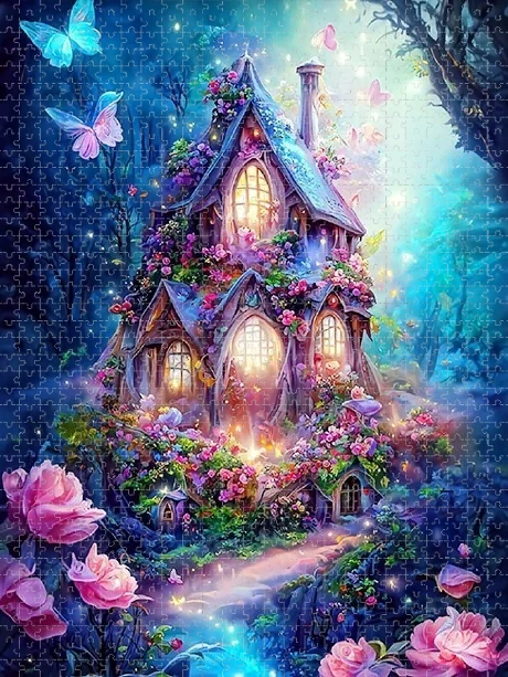 

Пазл для взрослых 500/1000/1200/2000 элементов: Фантастический дом — развивающая игрушка, идеальный подарок на праздник, для творчества и развлечений своими руками