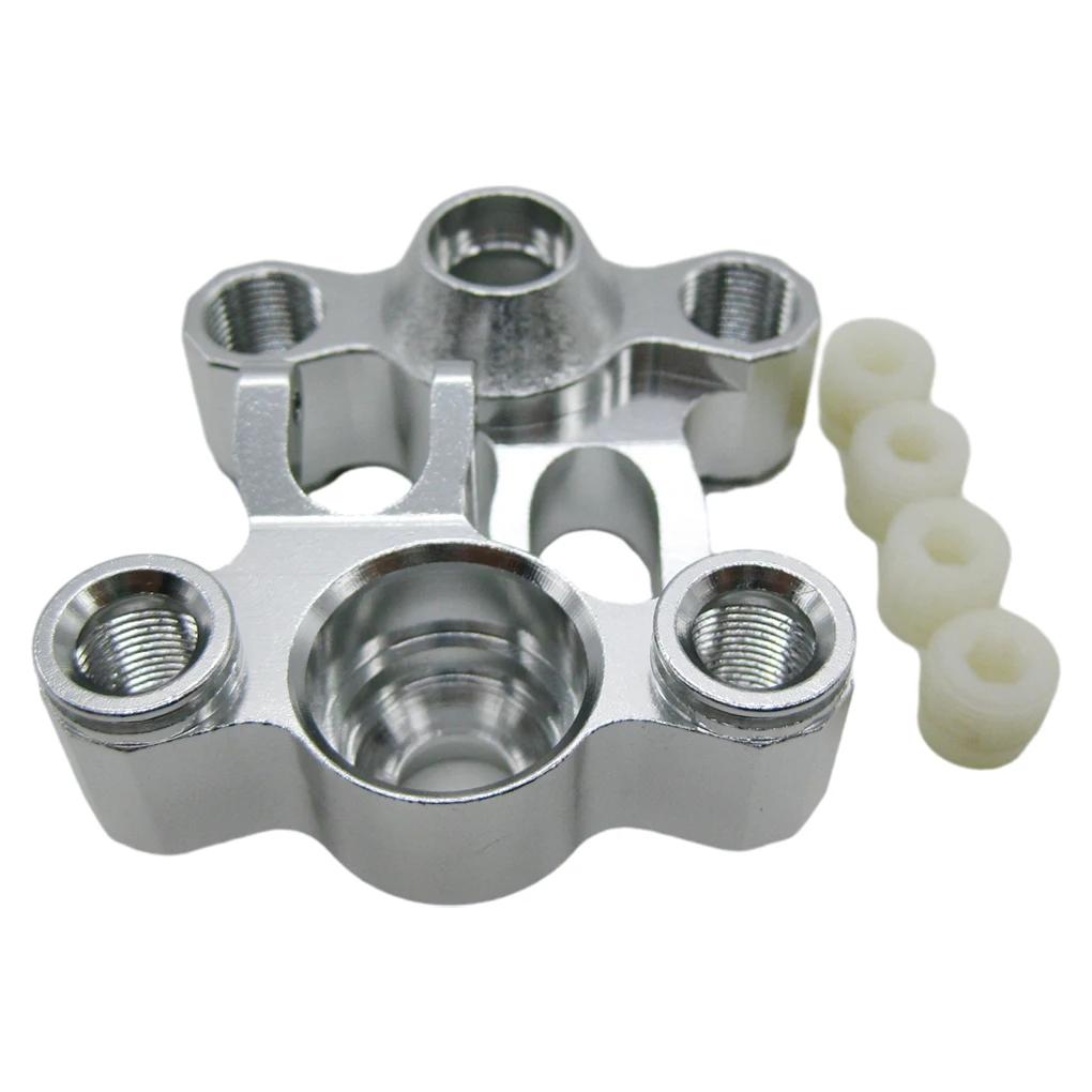 

Комплект из 2 прочных поворотных кулаков из алюминиевого сплава 1/8 для радиоуправляемых моделей, запчасть для тюнинга E-Revo