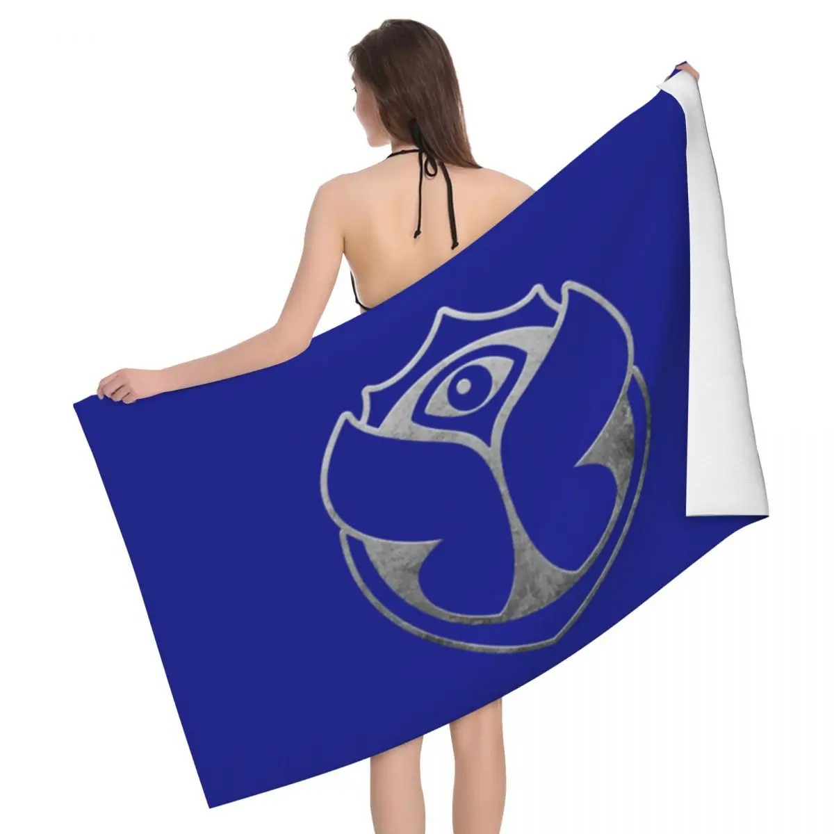 Custom Metalic Tomorrowland Beach Towel Quick Drying Electronic Dance Super Soft Microfiber Pool Sauna Towels