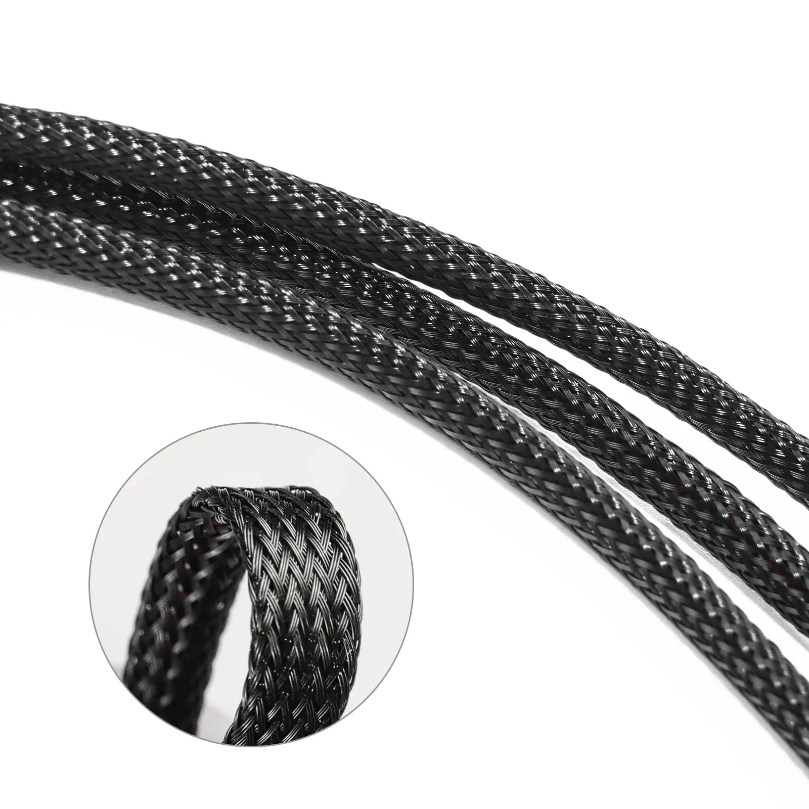 3/4 Pin PWM Fan Cable 1 to 3 Ways Splitter Black Sleeved Extension Cable PMW Fan Connector Cord Lines Computer Wires