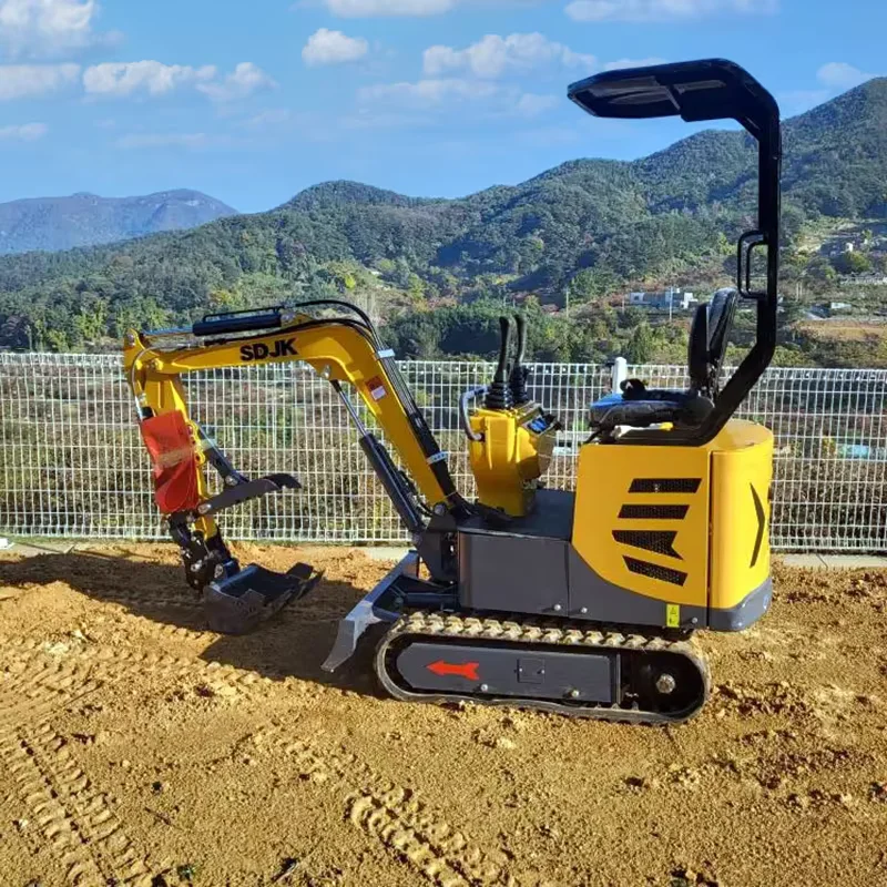 Mini Escavadeira Hidráulica Compacta, Micro Digger Chinês, Personalização de Fábrica, 1 Ton, 1,2 Ton com EPA, CE, Euro 5