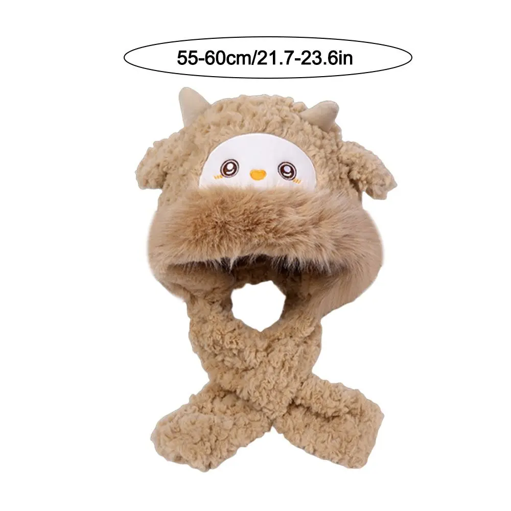 Рисунок 6 - Милая плюшевая зимняя теплая шапка с овечьими ушками