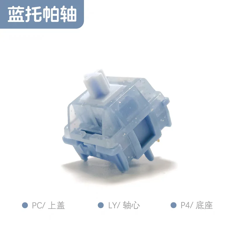 

HMX Blue Topa Switch Linear 40g 48g 5pin Hot Swap For Mechanical Keyboard DIY Switchs PC Gaming Factory Lubed Switch Accessories