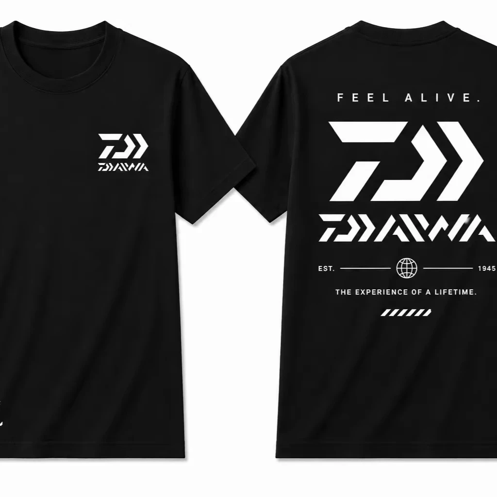 Daiwa Tatula Spinning Reel Graphics 100%Cotton Unisex Shirt, suitable Fishing Enthusiast, 2026 High Quality Men's O-neck Tshirt