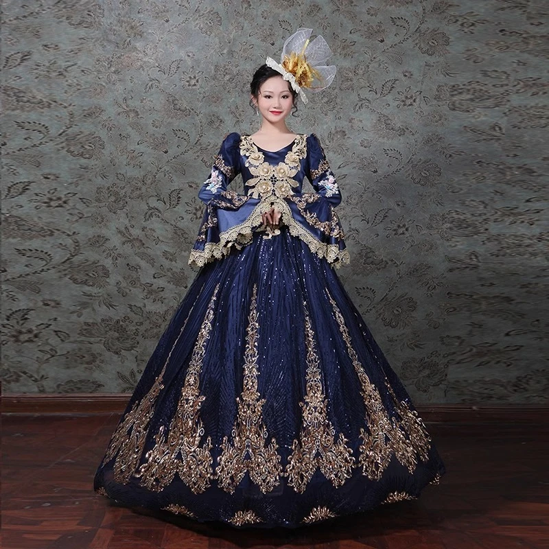 

European Court Costume Performance Catwalk Photo Birthday Party Party Photo Host Women's Clothing Party Wear Dress For The Women