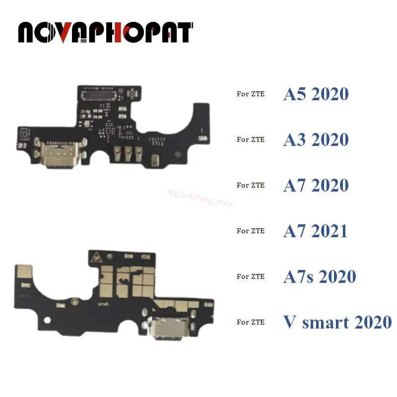 For ZTE Blade A5 A3 A7 A7s A31 V Smart 2020 2019 V9 A35 A36 A55 USB Dock Charging Port Charger Flex Cable Microphone MIC Board