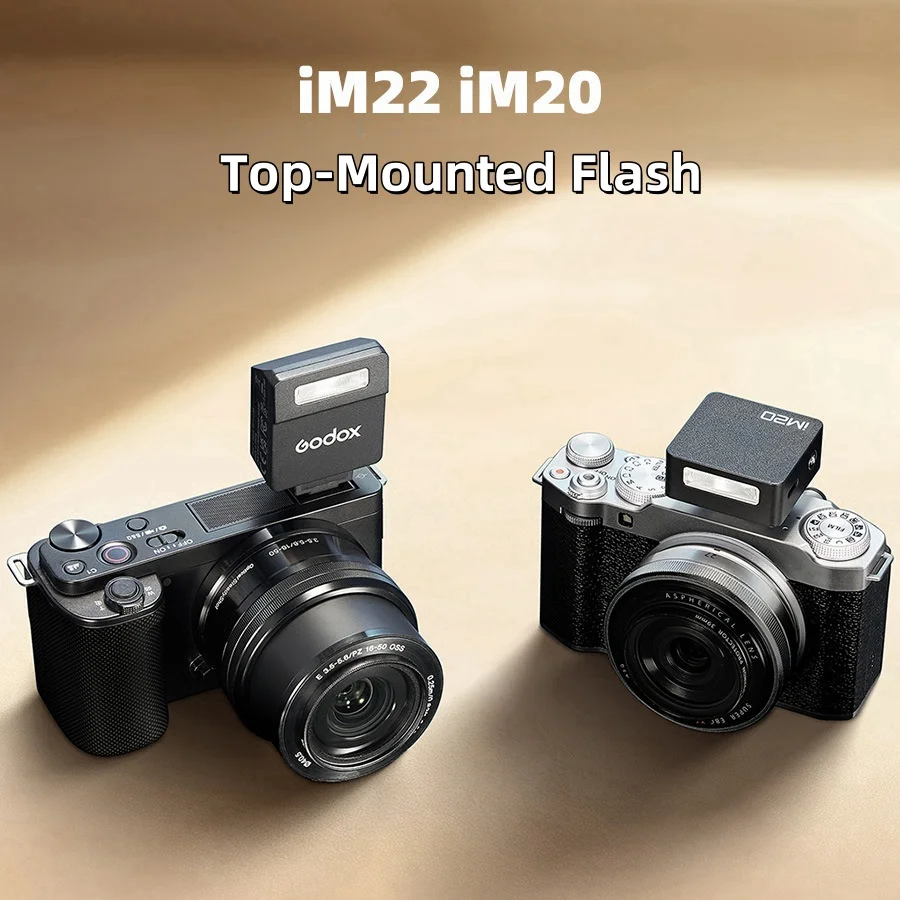 GODOX iM20 iM22 Mini caméra Flash pour DSLR sans miroir photographie professionnelle chaussure chaude Flash Portable Ricoh RG3 Compatible
