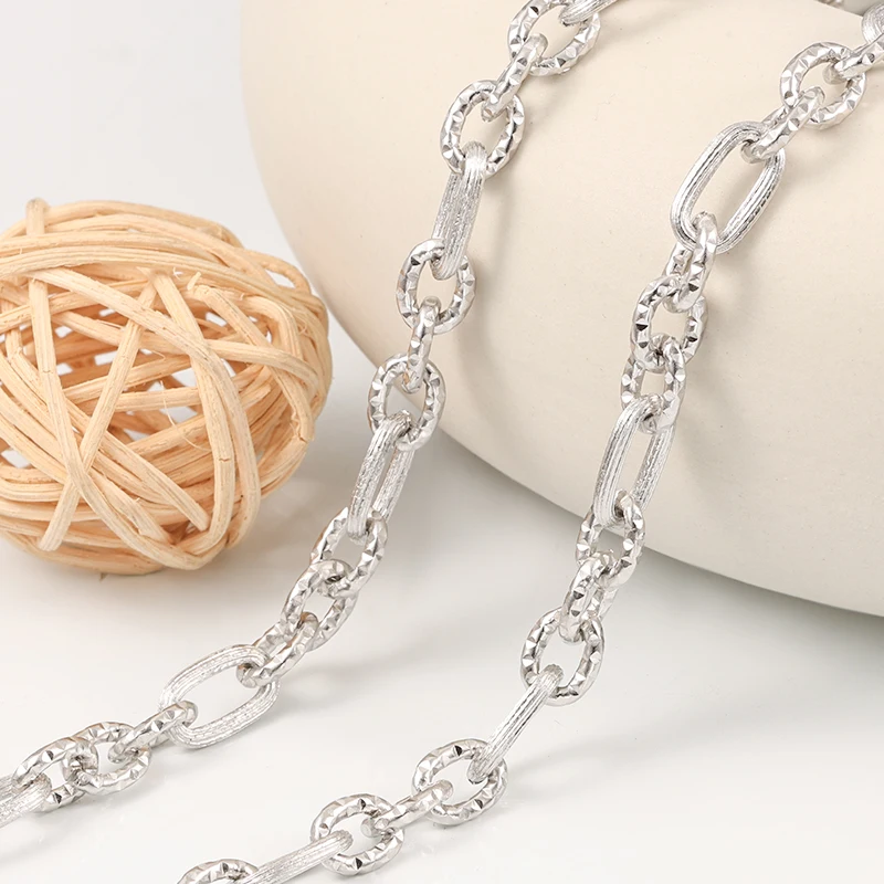 

1-метровая нержавеющая сталь 3:1, овальная цепочка для креста, хип-хоп, панк-ссылка для ювелирных изделий своими руками, аксессуары, ожерелье ручной работы, материалы для браслета