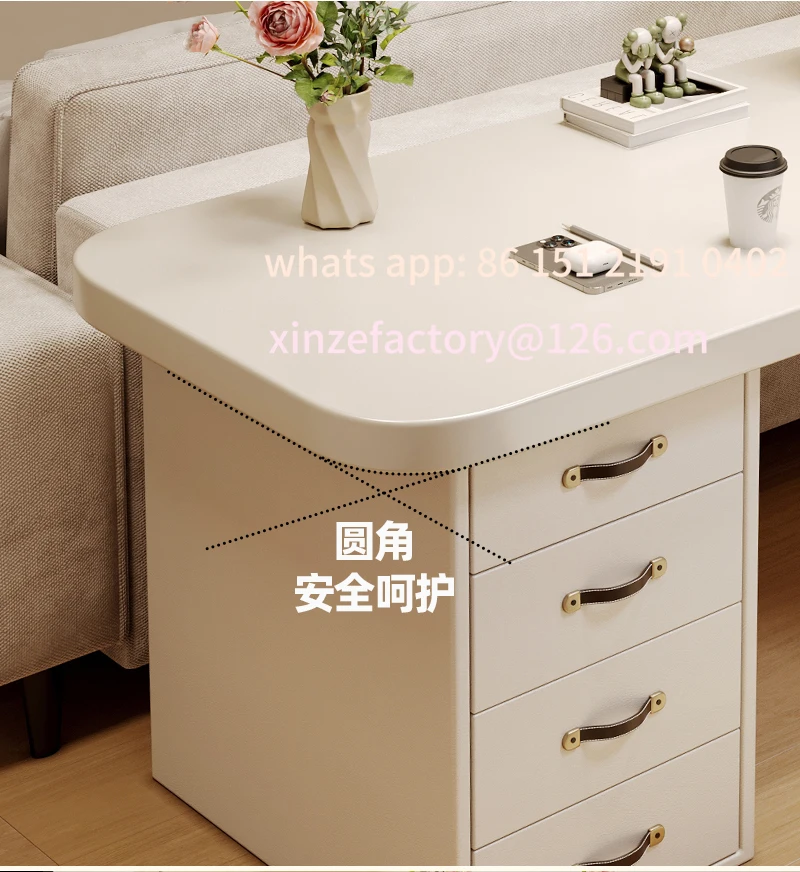 

Customizable White Wood Desk Bedroom