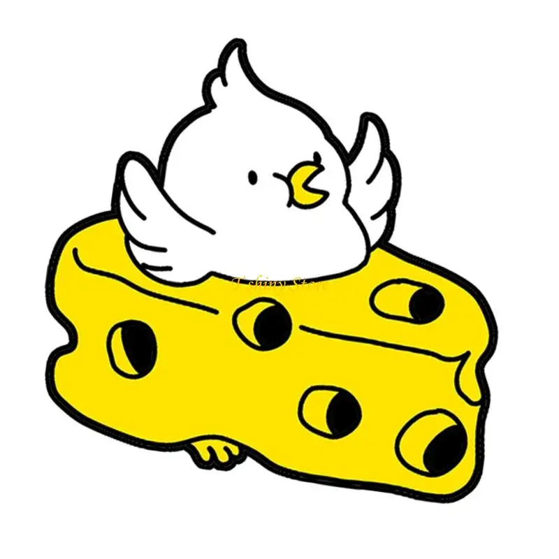 N58F Festive Animal Brooch Chick Shaped Alloy Lapel Pin For Women Special Occasions