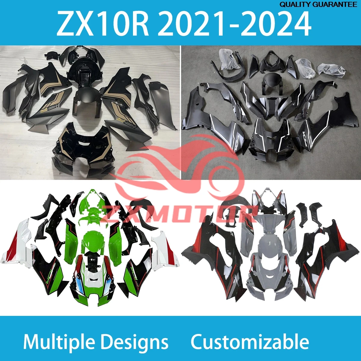 

100% Fitment Fairings ZX-10R 2021 2022 2023 2024 Fairing Set ABS ABS Kit for Kawasaki ZX10R 21 22 23 24