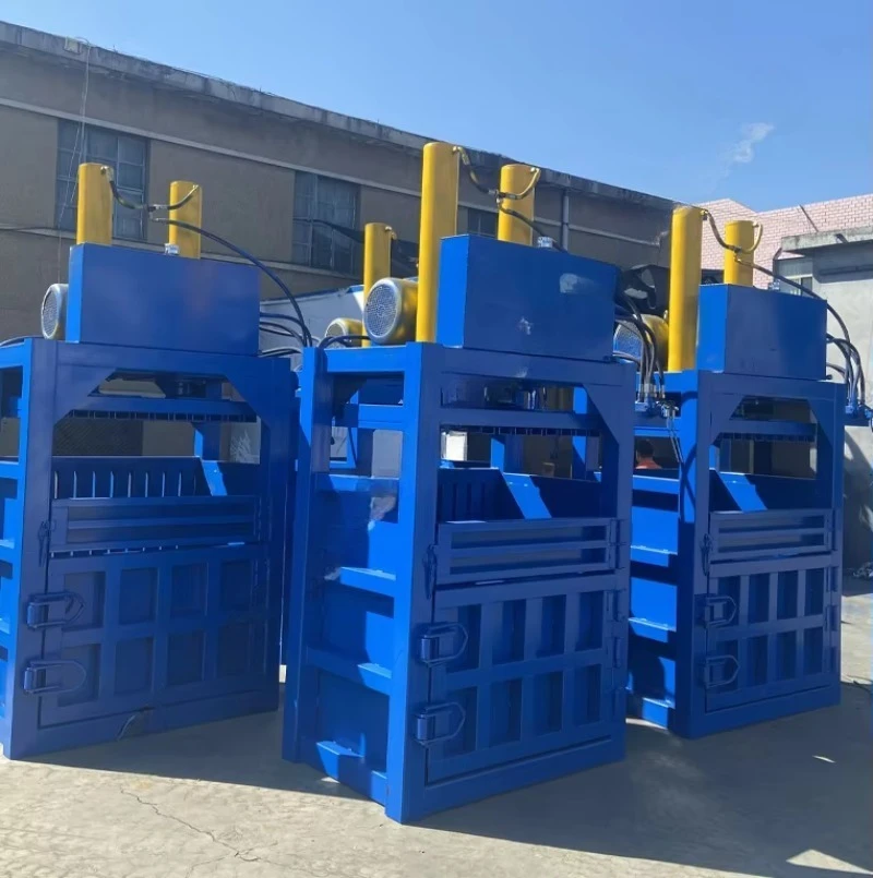 Industrial Vertical Baler Machine Hydraulic Compactor for Waste Paper Plastic Aluminum Can Recycling Plant