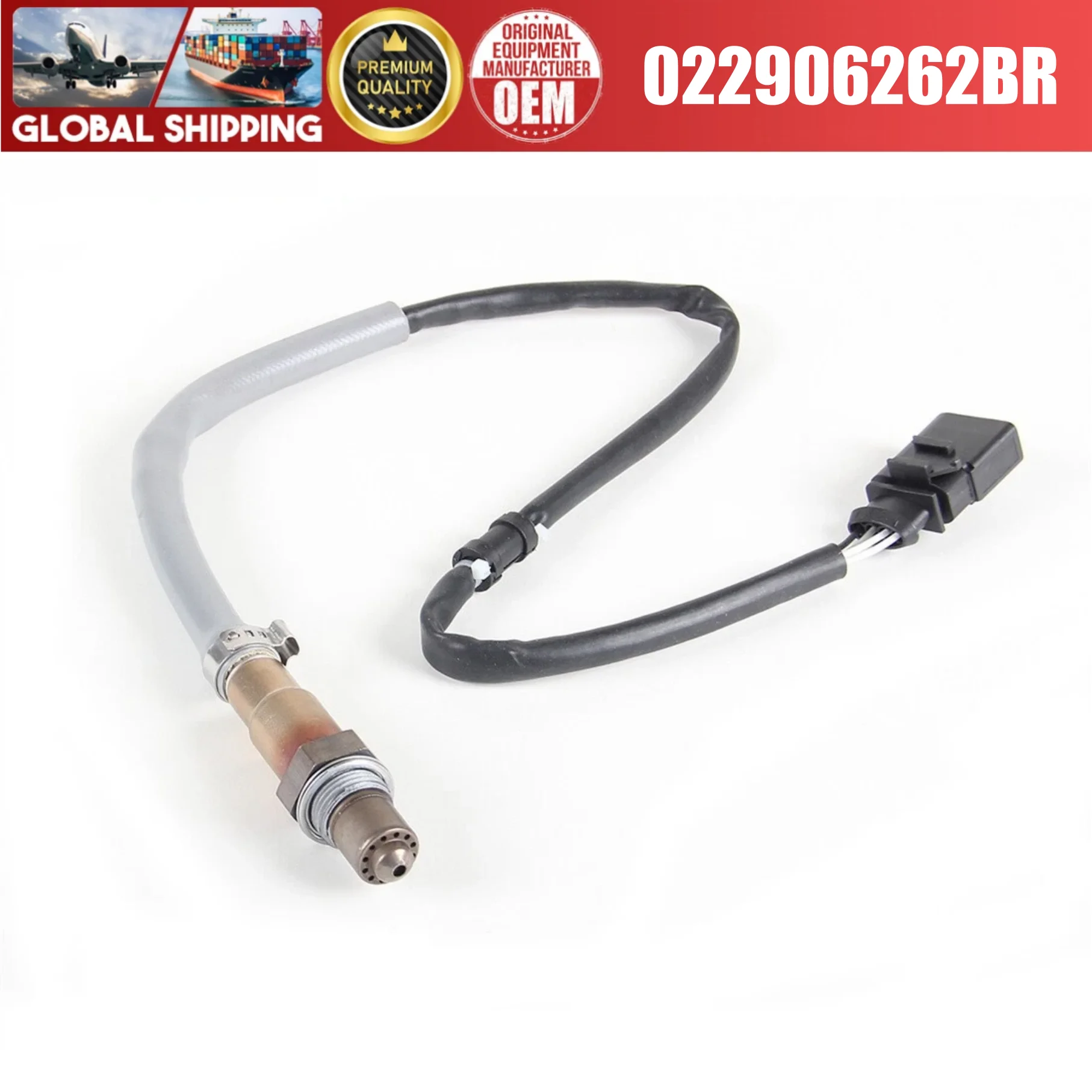 022906262BR rear right Oxygen Sensor Fits for VW Golf (5/6/7) Jetta (A5/A6) Passat (B6/B7) Audi A3 A4 1.6L 2.0L 2.5L 3.6L 06-15