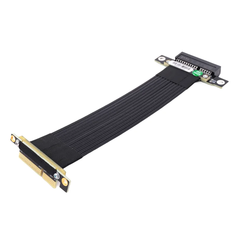 Cable de extensión PCI-E X4 a X4, adaptador convertidor extensor PCI Express Riser, compatible con tarjeta de red, tarjeta USB SSD de 15CM