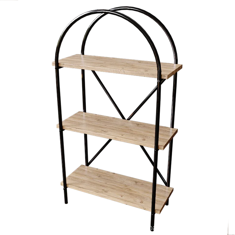 

Metal Bookcase Book Shelf Living Room Modern Furniture Book Cabinet Wooden Shelf Book Rack Easy Assemble Furniture Bookcase Mode