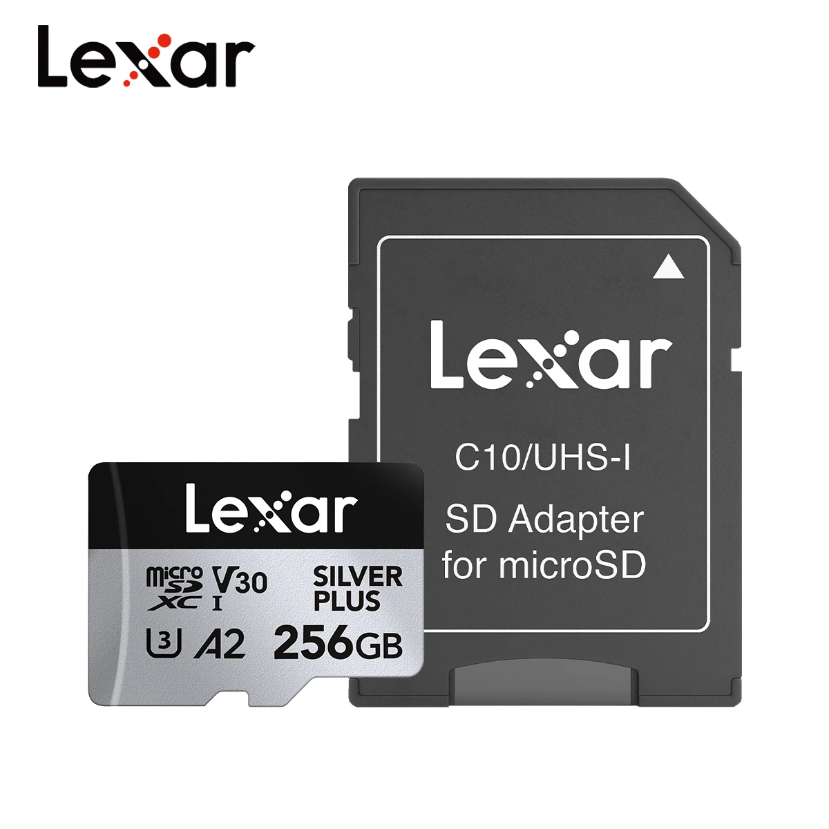 Lexar TF Card Silver Plus Professional 1366X MicroSD Card 64GB 128GB 256GB z adapterem MicroSDXC Card 205MB/s do aparatu telefonicznego