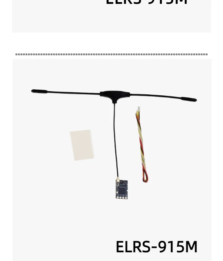 Happyfish ELRS 915MHz/2.4G NANO Empfänger mit T-Typ-Antenne, unterstützt WLAN-Upgrade für RC FPV Traversing Drohnen-Teile – Detail 3