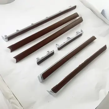 適用於豐田陸地巡洋艦200 FJ200 LC200 V8 2008 2010 2016 汽車配件 鍍桃木內裝裝飾條蓋 7件套 6 最佳銷售 陸地巡洋艦200的內飾 - №1